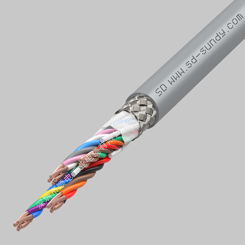 CDF101高柔性拖链屏蔽信号电缆