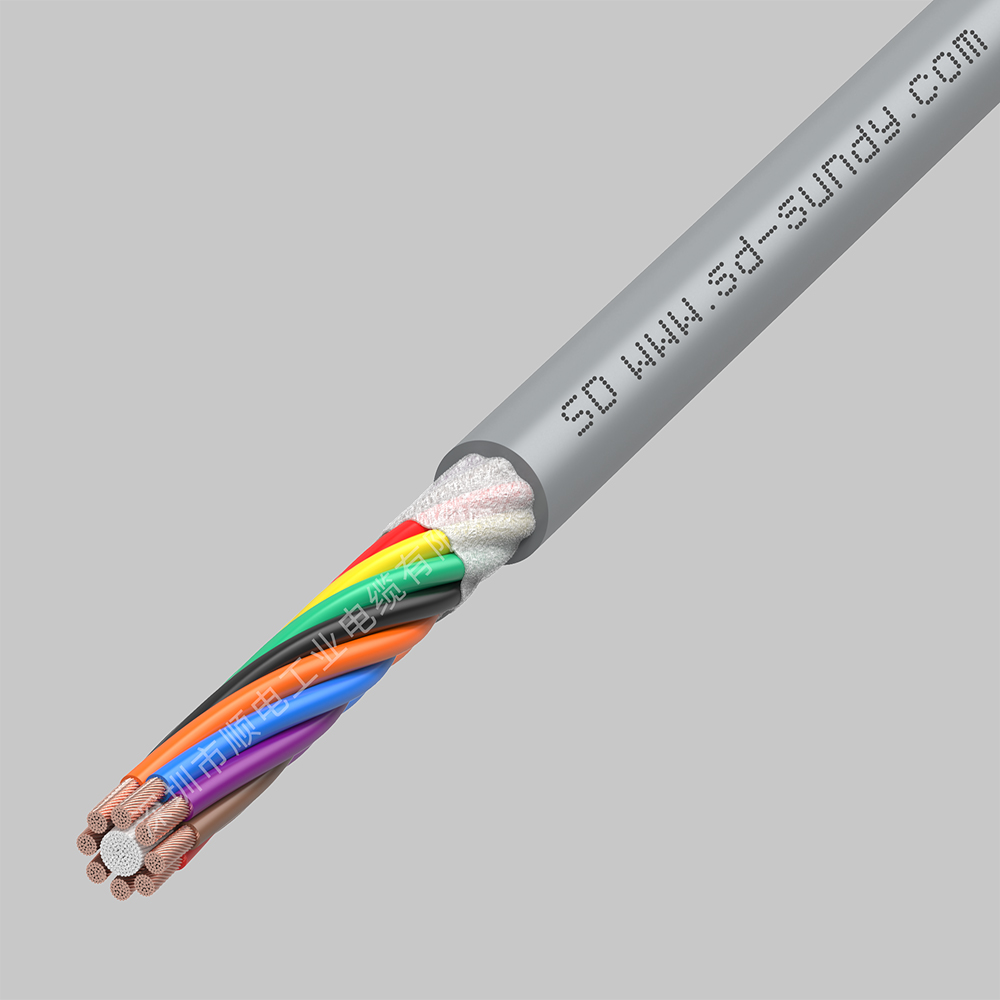 CDF200高柔性拖链信号电缆/聚醚雾面