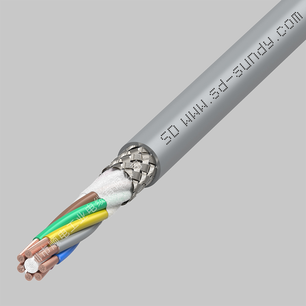 CDF201高柔性拖链屏蔽信号电缆