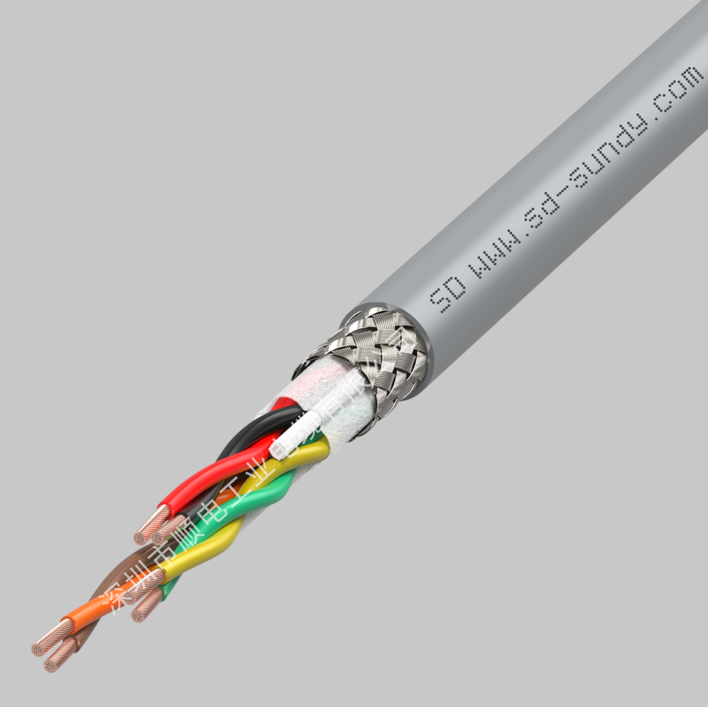 CF231高柔性屏蔽对绞控制电缆