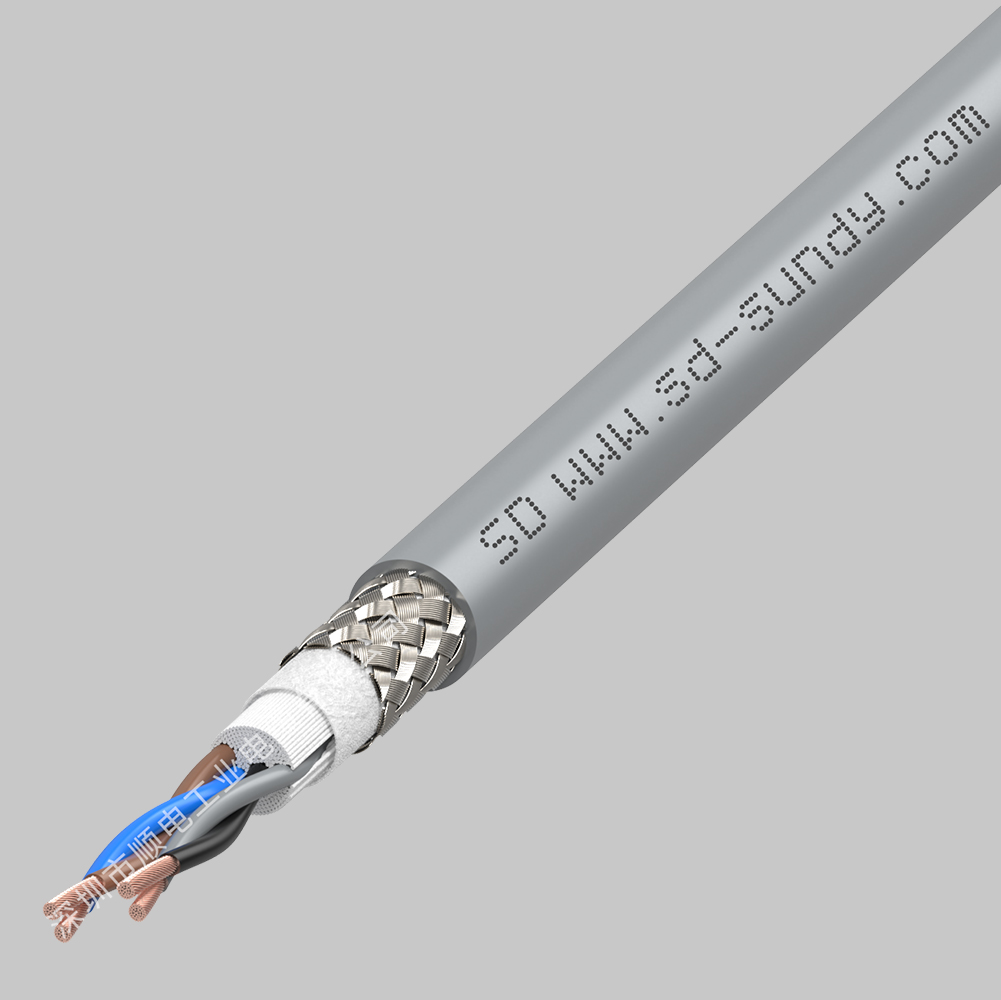 YF131柔性拖链屏蔽对绞控制电缆